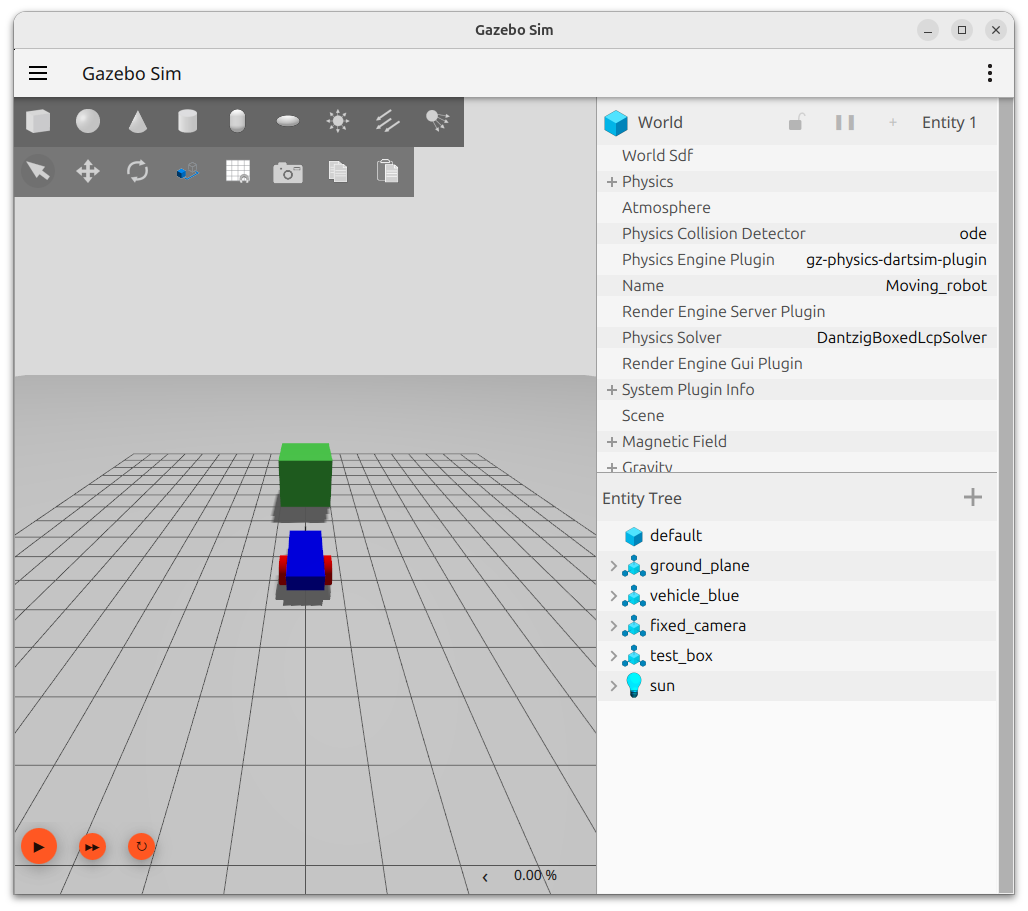 Gazeboの設定変更1